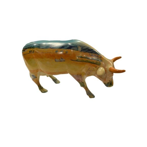 Cow Parade Vincent Van Cogh 2000 #9174 Figurine SIGNED. - Picture 1 of 4